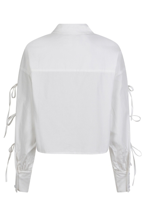 Lofty Manner witte dames blouse | Achteraanzicht