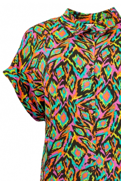 NED zwarte dames jurk | Close up