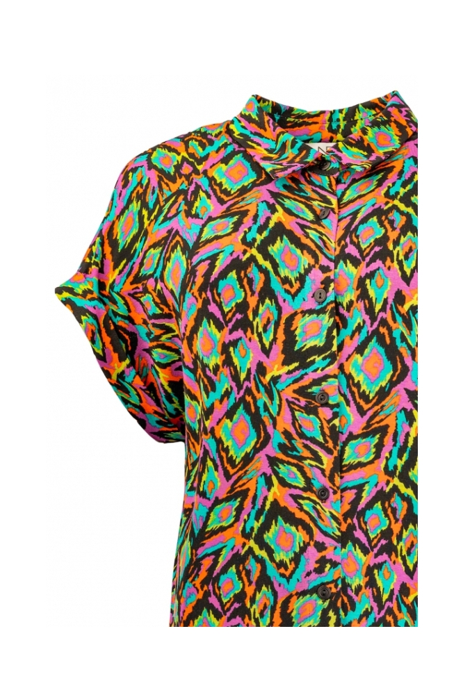 NED zwarte dames jurk | Close up