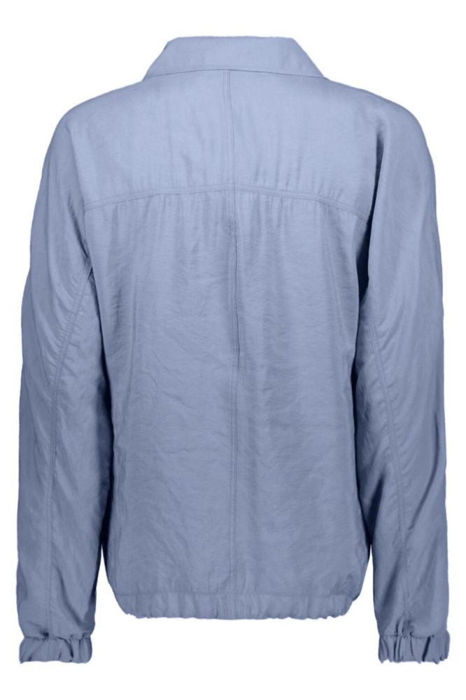 Zoso blauwe dames blouse | Achteraanzicht