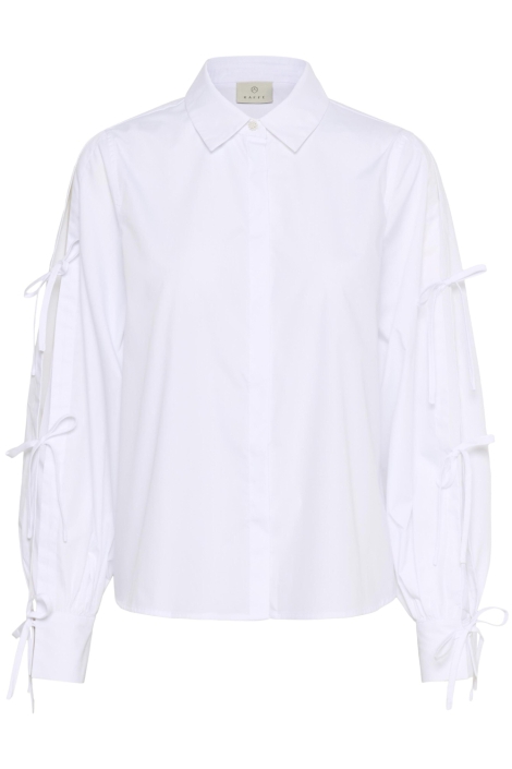 Kaffe witte dames blouse | Vooraanzicht