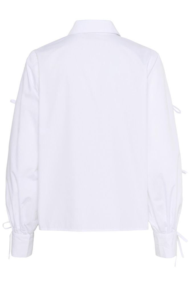 Kaffe witte dames blouse | Achteraanzicht