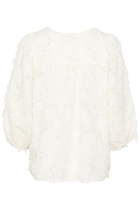 Kaffe ecru dames blouse | Achteraanzicht