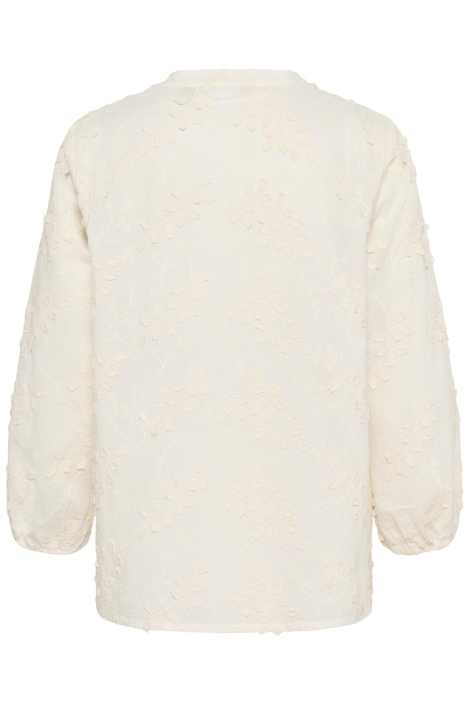 Culture beige dames blouse | Achteraanzicht