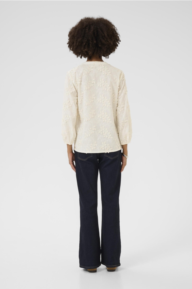 Culture beige dames blouse | Model