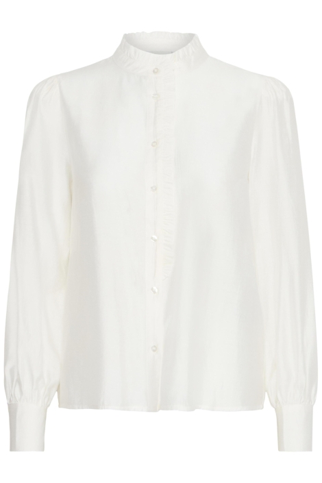 Ichi witte dames blouse | Vooraanzicht