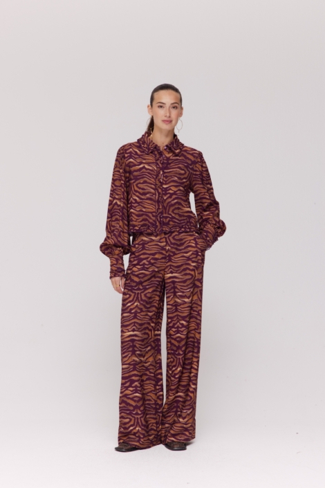 Harper & Yve paarse dames blouse | Model