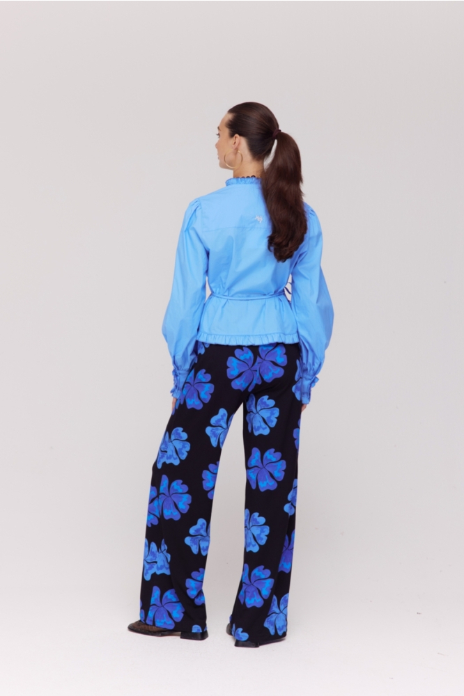 Harper & Yve blauwe dames blouse | Model