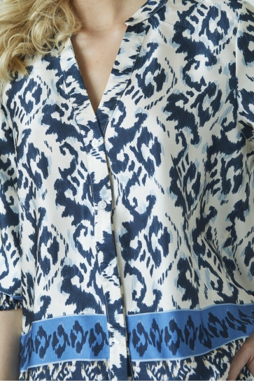 SisterS point Blouse VIABA SH4 18908 BLUE ETHNIC