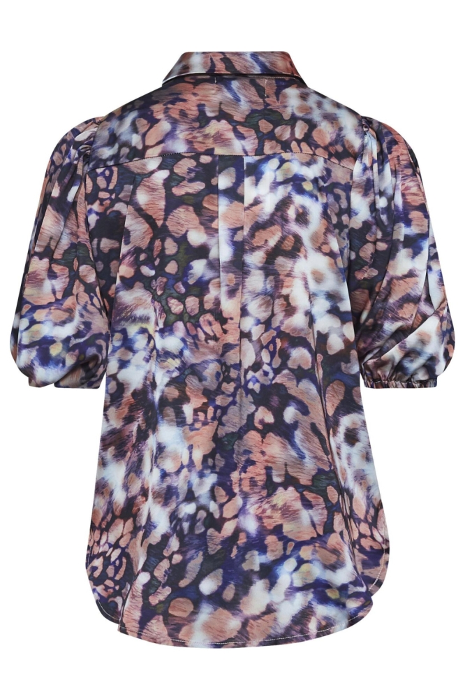 SisterS point multi color dames blouse | Achteraanzicht