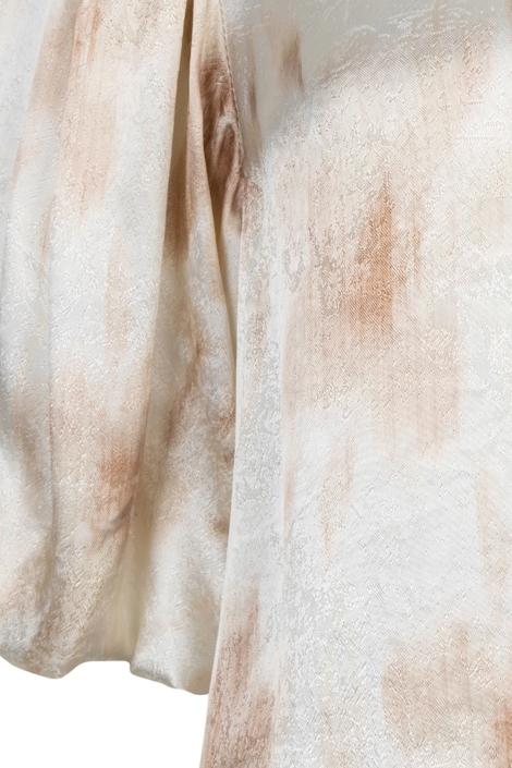 EsQualo beige dames blouse | Close up