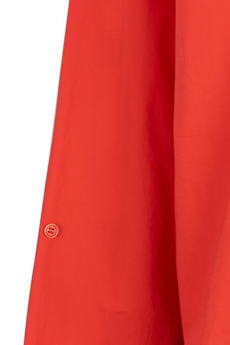 EsQualo rode dames blouse | Close up