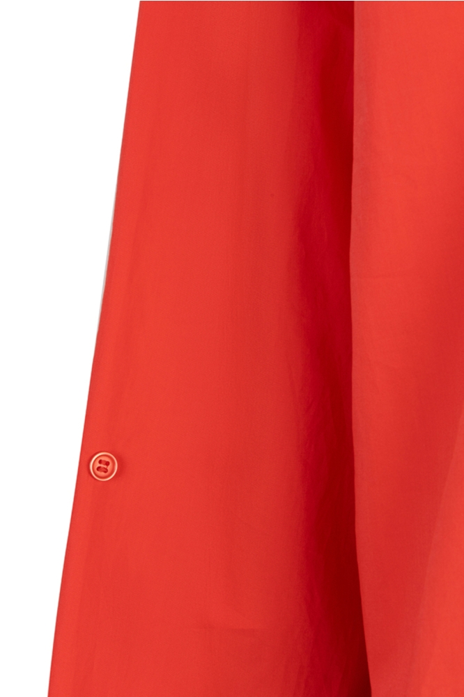 EsQualo rode dames blouse | Close up