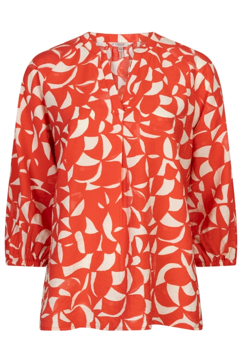 EsQualo rode dames blouse | Vooraanzicht