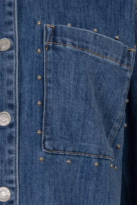 EsQualo blauwe dames blouse | Unique Selling Point