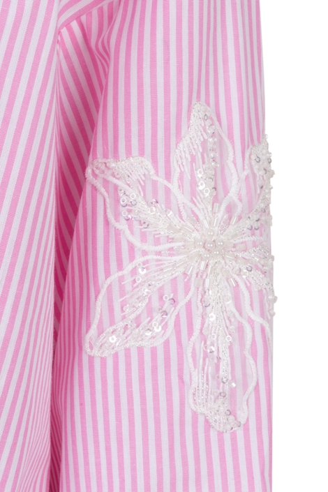 EsQualo roze dames blouse | Close up