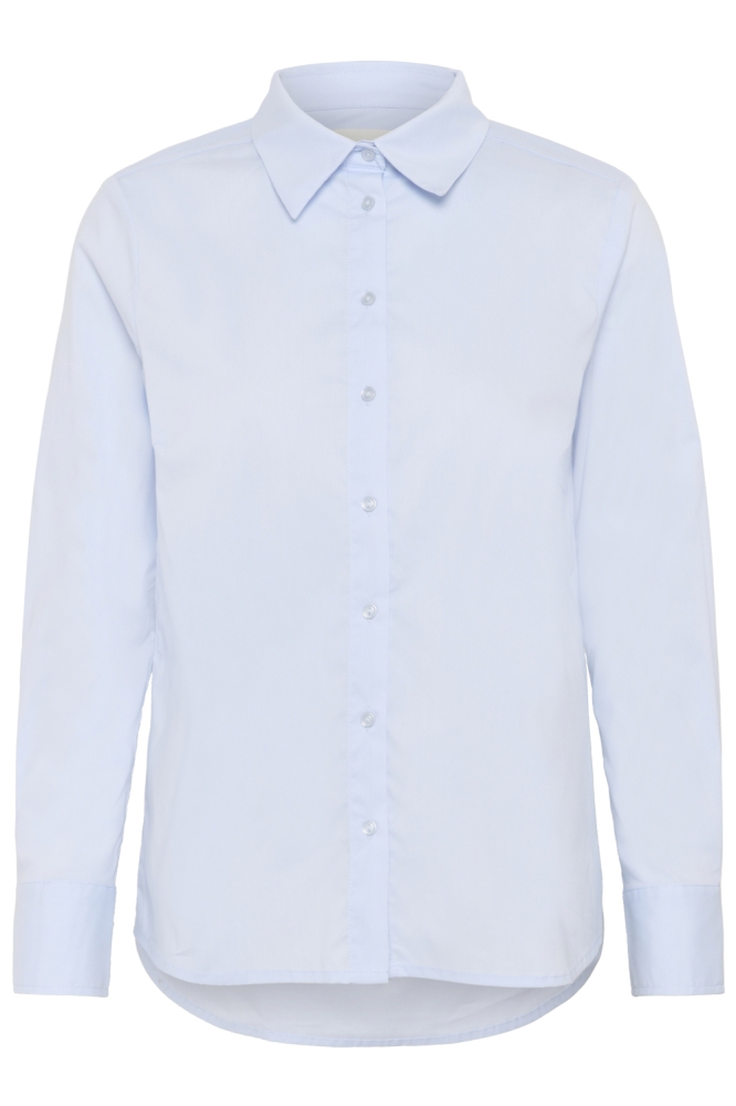 Part Two blauwe dames blouse | Vooraanzicht