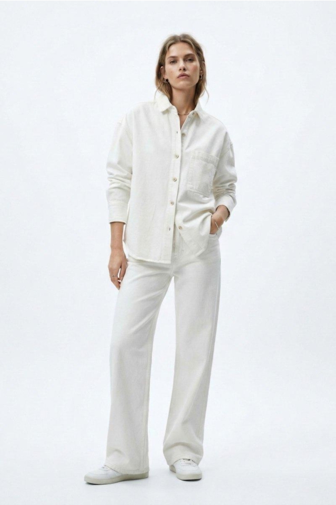 LTB witte dames blouse | Model