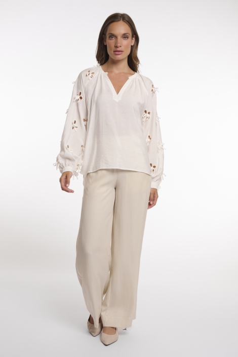 Rino & Pelle witte dames blouse | Model