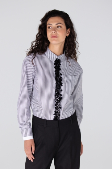 Juffrouw Jansen Blouse ALEXIS W25 BLOUSE CS1 718 000450 GREY