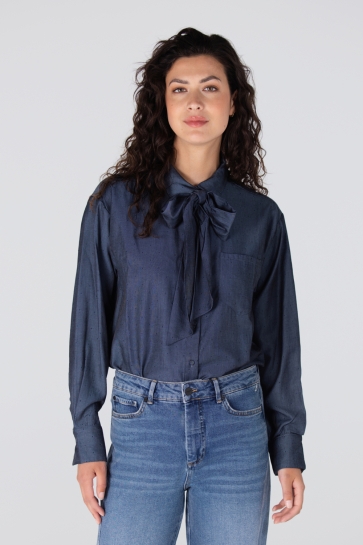 Juffrouw Jansen Blouse ESS W25 BLOUSE SR 737 000780 DARK BLUE