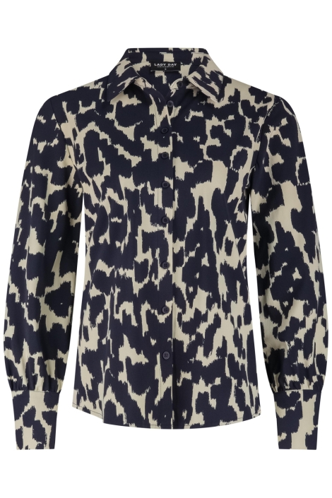 Lady Day blauwe dames blouse | Vooraanzicht