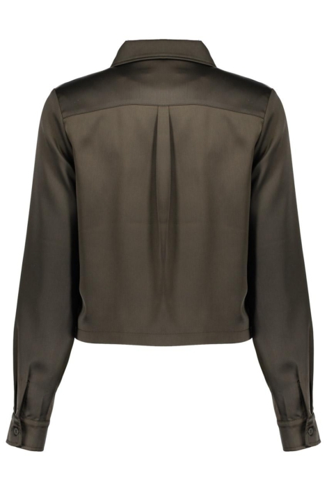 Geisha groene dames blouse | Achteraanzicht