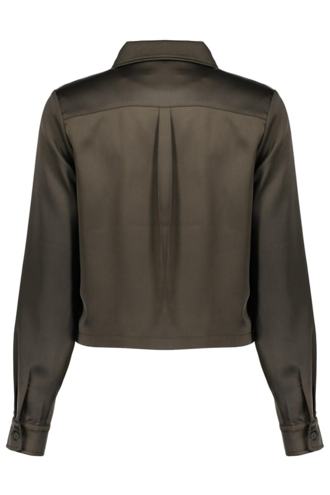 Geisha groene dames blouse | Achteraanzicht