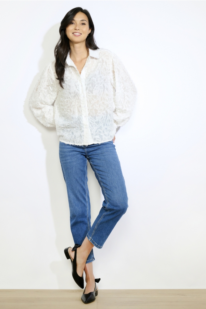 LolaLiza witte dames blouse | Model