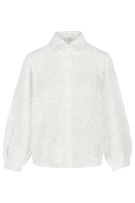 LolaLiza witte dames blouse | Vooraanzicht