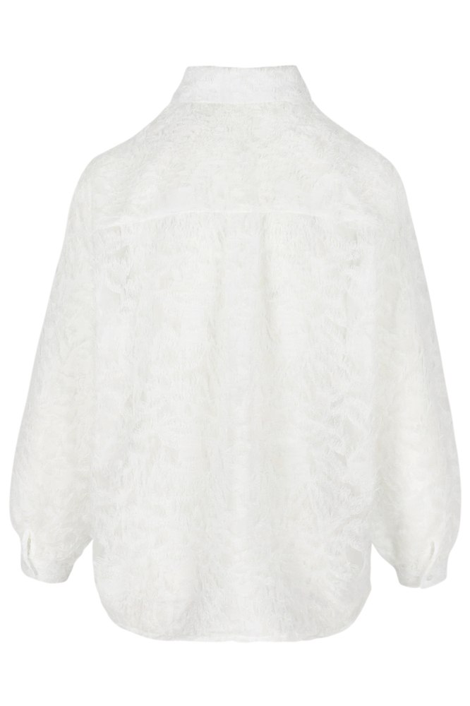 LolaLiza witte dames blouse | Achteraanzicht