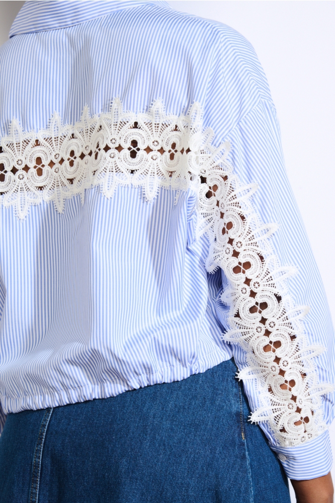 LolaLiza blauwe dames blouse | Unique Selling Point