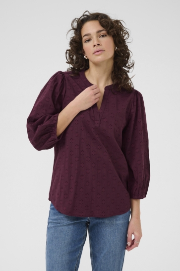 Kaffe Blouse KAENYA BLOUSE 10510755 191528 WINDSOR WINE