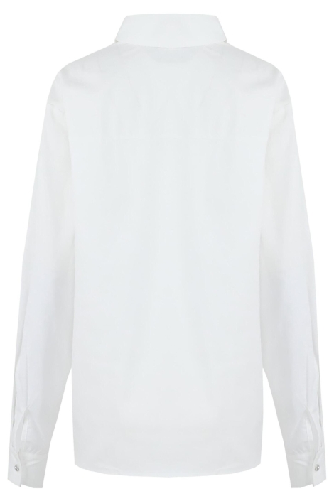 C&S The Label witte dames blouse | Achteraanzicht
