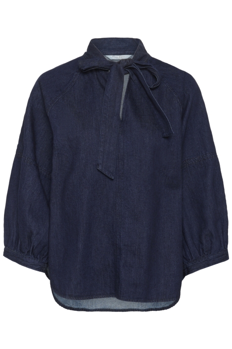 Part Two blauwe dames blouse | Vooraanzicht