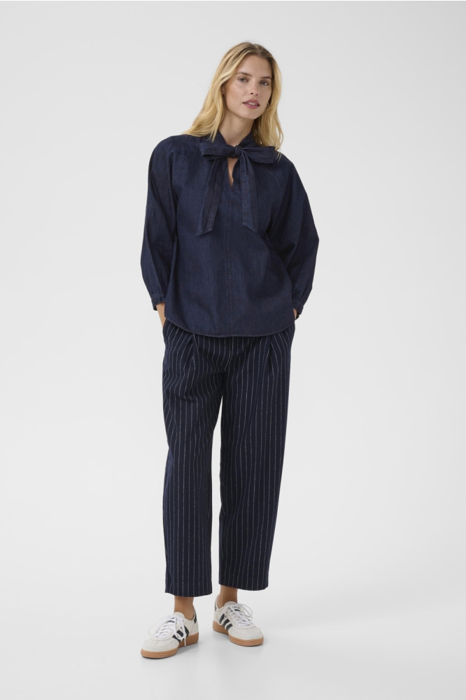 Part Two blauwe dames blouse | Model