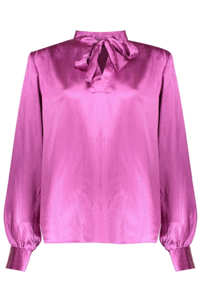 Geisha roze dames blouse | Vooraanzicht