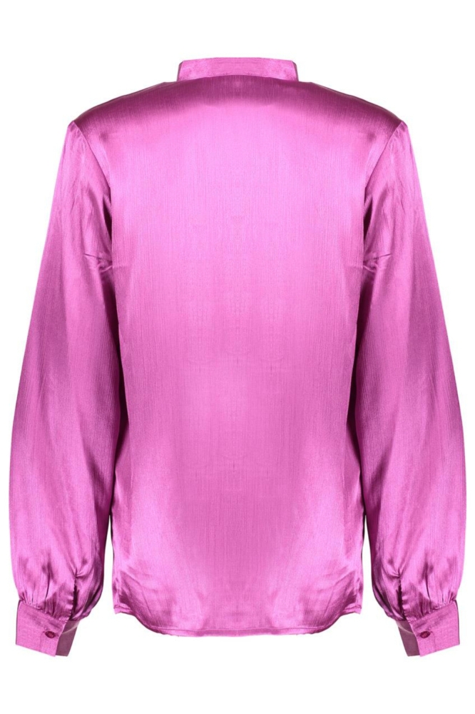 Geisha roze dames blouse | Achteraanzicht