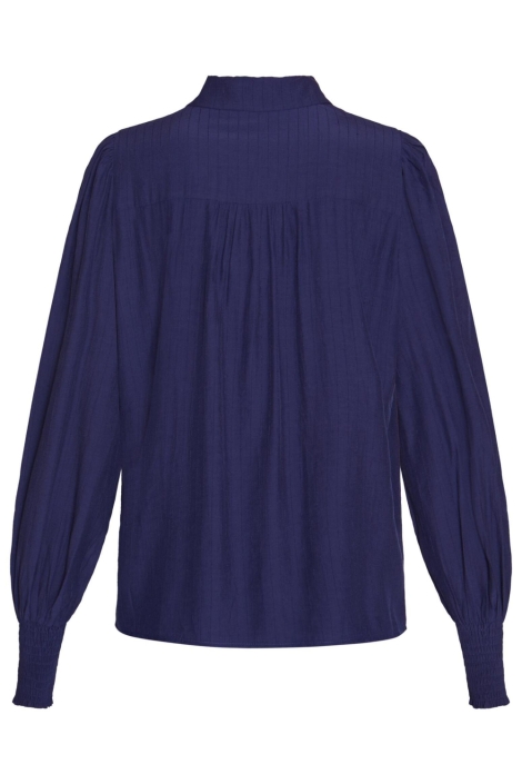 SisterS point blauwe dames blouse | Achteraanzicht