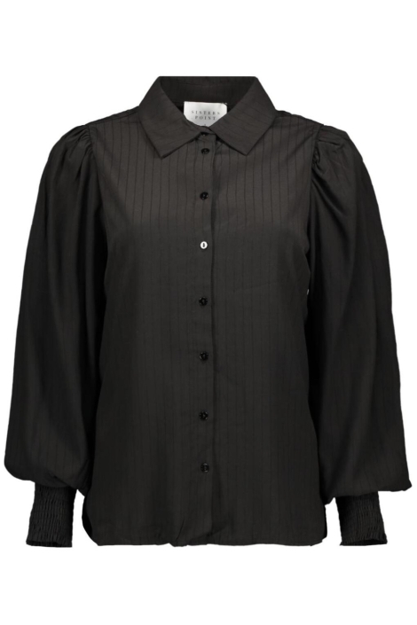 SisterS point zwarte dames blouse | Vooraanzicht