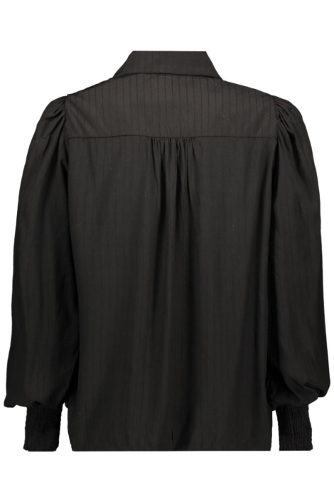 SisterS point zwarte dames blouse | Achteraanzicht