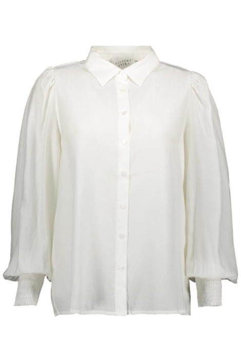 SisterS point witte dames blouse | Vooraanzicht