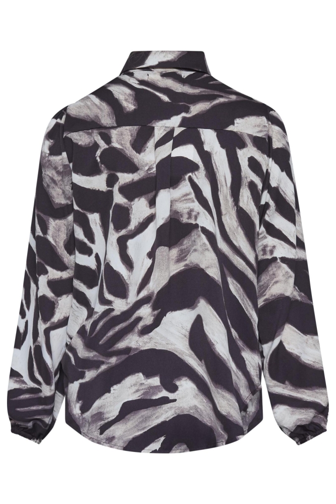 SisterS point bruine dames blouse | Achteraanzicht