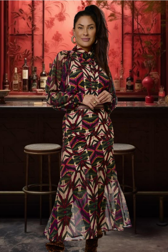 Tessa Koops multi color dames blouse | Sfeerbeeld, In situatie