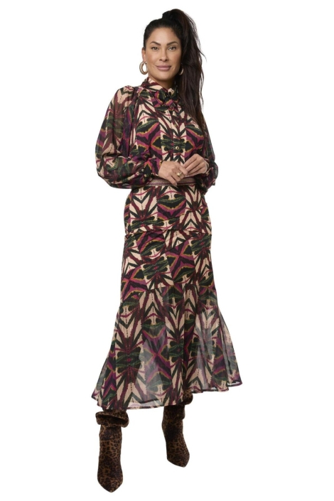 Tessa Koops multi color dames blouse | Model