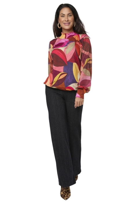 Tessa Koops multi color dames t-shirt | Model