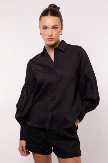 Fluresk CARLIJN BLOUSE 25WOF02 BLACK