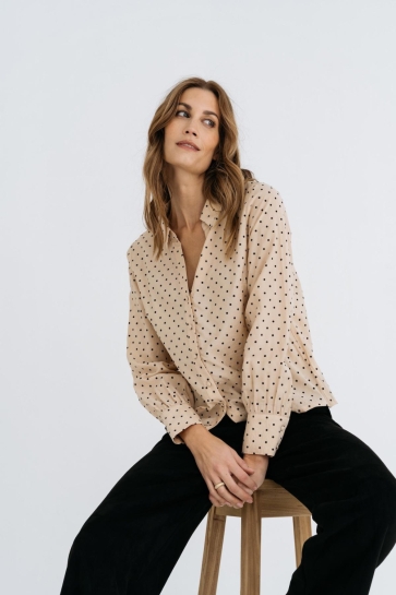 Maicazz PASTRE BLOUSE FA25 20 309 CREAM SPOT