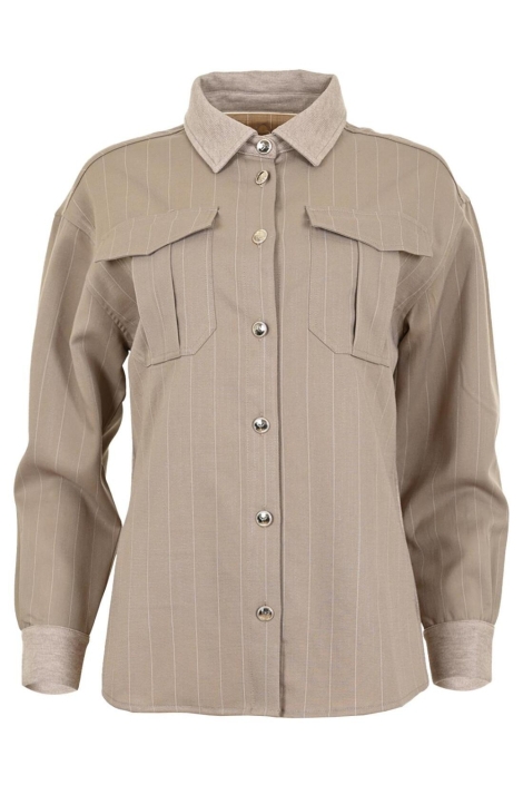 Zizo camel dames blouse | Vooraanzicht