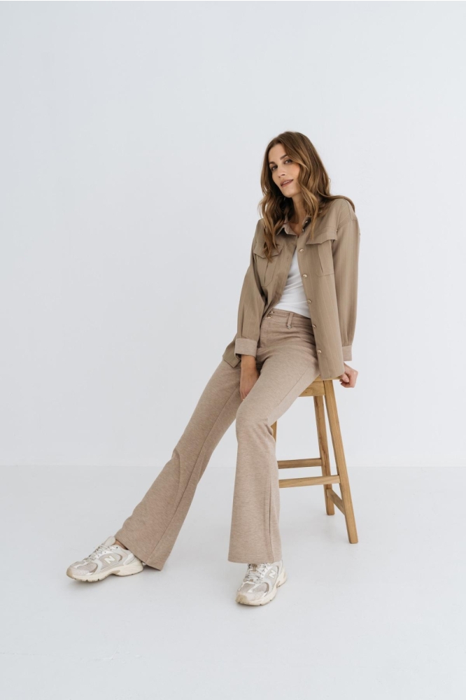 Zizo camel dames blouse | Model